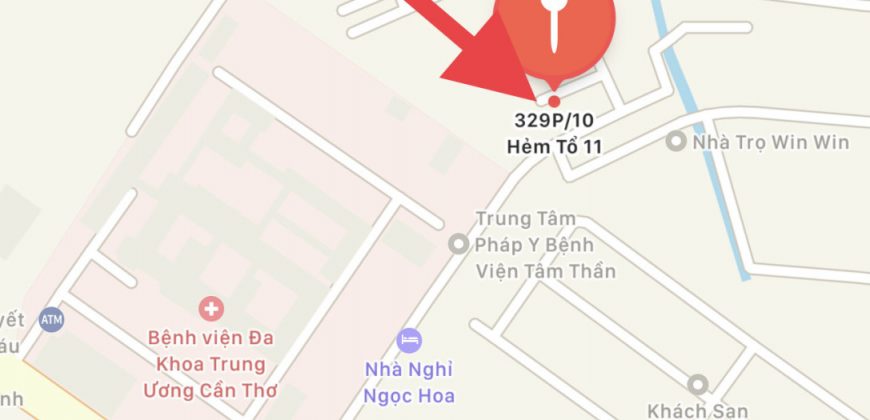 ✳ Nền thổ cư tặng nhà cấp 4, Hẻm 11 Đa Khoa, cách bệnh viện Đa Khoa 40m –  Cần Thơ – LH 0939868788 – Web: phugiadien.com ✳