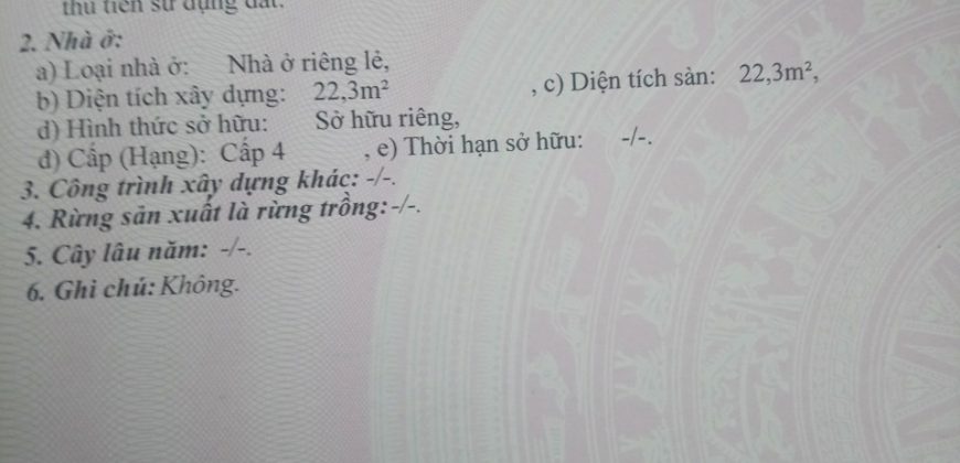 Bán nhà ngay trung tâm Quận Ninh Kiều thành phố Cần Thơ – 600tr