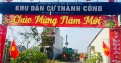 BÁN NỀN KHU DÂN CƯ THÀNH CÔNG CÁCH NGUYỄN VĂN LINH 100M, BÌNH THỦY, CẦN THƠ.