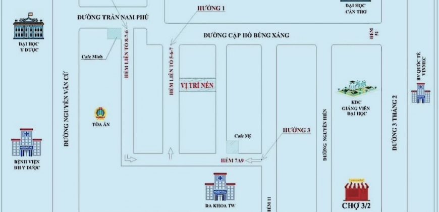 ❇ BÁN NỀN HẺM 5-6-7 HỒ BÚN XÁNG, NINH KIỀU, CẦN THƠ LH 0939868788  Wed: phugiadien.com*